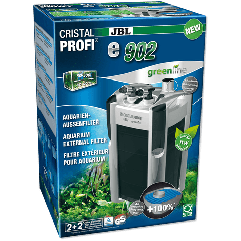 JBL CristalProfi e902 Greenline External Aquarium Filter for 90‑300L Tanks